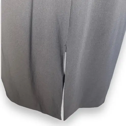 Giorgio Armani Vintage 90s Classico Black Wool Skirt IT 50 Made in Italy Skirt