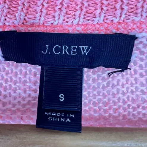 J Crew Oversized 100% Linen Pullover Women Small Long Sleeves Beach Travel Pink