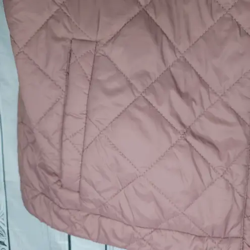 Victoria's Secret  Pink Full Zip Quilted Vest
