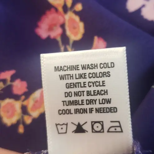 Cynthia Steffe purple ditsy blouse NWOT