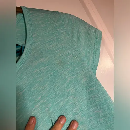 Champion  2 Piece Set Women’s TealCapri Leggings and Short Sleeve Top Size Large thumbnail 11