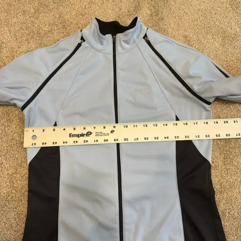 Gore Bike Wear Windstopper cycling jacket zip off sleeves C2 2256 Blue Size L