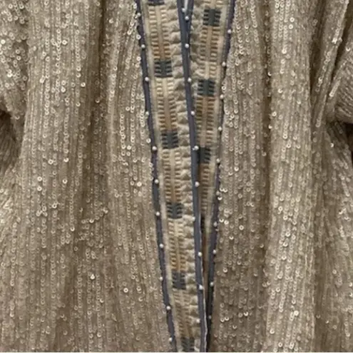 Johnny Was Tanya Sequin Crop Kimono