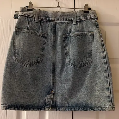 ZARA mini denim skirt