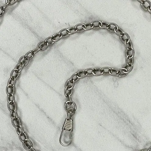 Silver Chain Link Purse Strap Replacement 46" Handbag Shoulder ✨