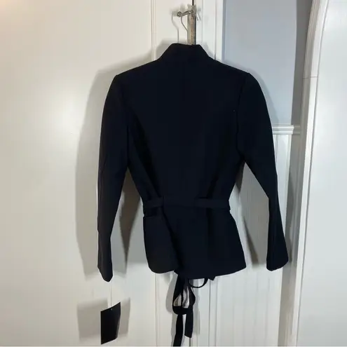 Tuckernuck Gracie Black Wrap Blazer Sizs xs NWT work office career collegiate