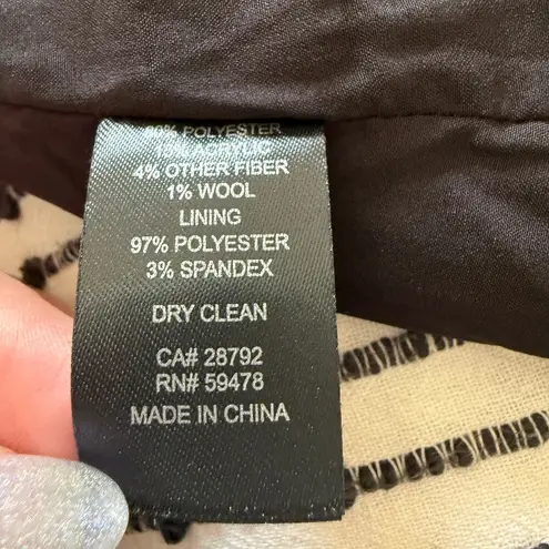 Christian LaCroix | Black Boucle Vegan Croc Leather Button front Mini Skirt Sz 2 - Image 6