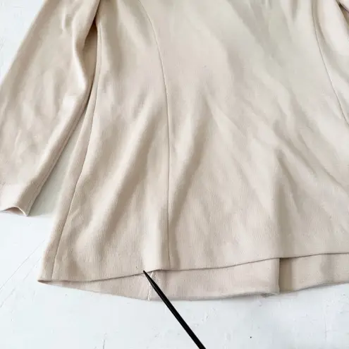 St. John Vintage Cream Double Breasted Blazer Jacket Size 10