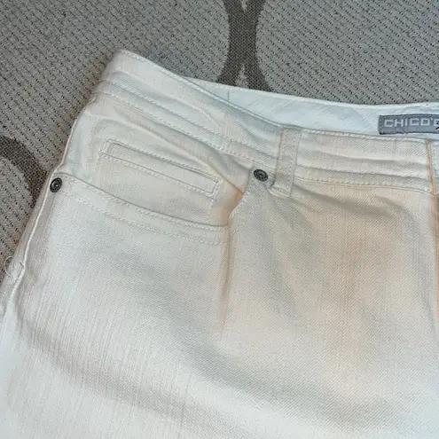 Chico's Chico’s Platinum Denim Quartz Original Fit Ombré Jeans, 16 short