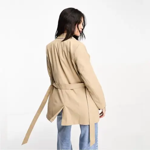 Banana Republic  | Classic Twill Trench Coat in light tan | womens small