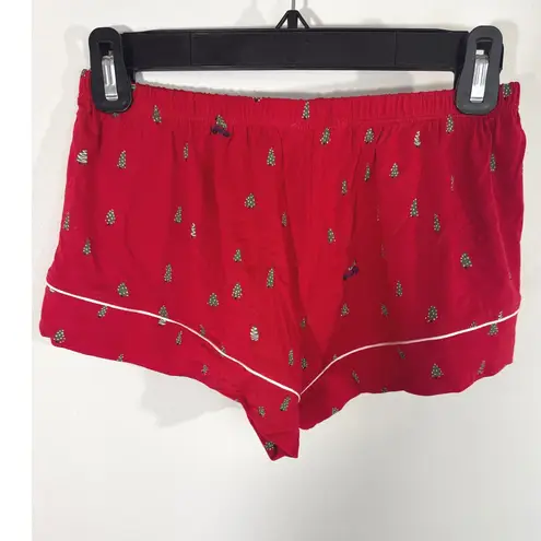 Eberjay Eberjey Gisele Printed Short PJ Set Red Christmas Holidays XS NEW W/ Tags - Image 8