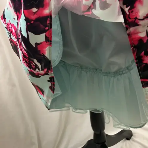 Blondie Nites by Stacy Sklar floral print skirt size 1 (xtra small)