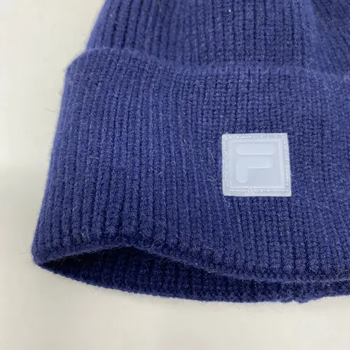 FILA  Beanie Hat Shoreman Unisex One Size Blue Cuff Knitted Casual NEW