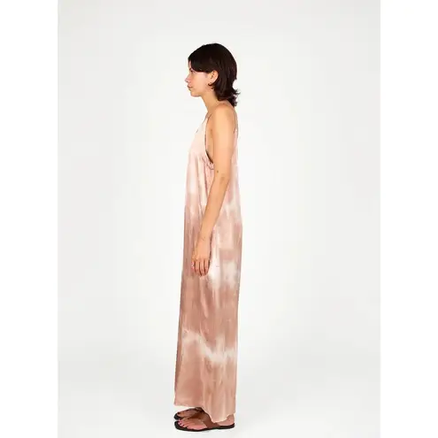 Lacausa Santi Jumpsuit in Dune Wash Pink Size XL