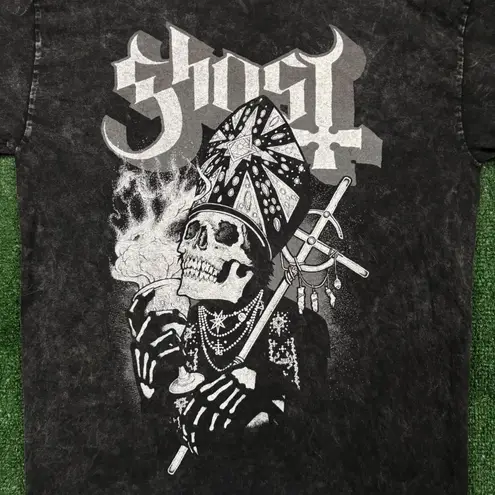Ghost Papa Emeritus IV Heavy Metal Band Mineral Wash LS Shirt Size Large