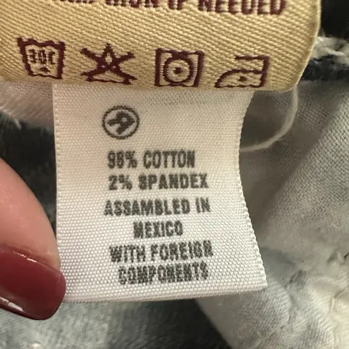 Big star  Miki Boot Cut Jeans Womens 28Short Low Rise Dark Wash Thick Stitch