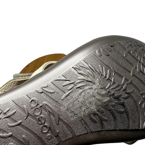 Abeo Gloriana Metallic Strappy Sandals Slingback Heels BIO System Womens 8.5N Size 8.5