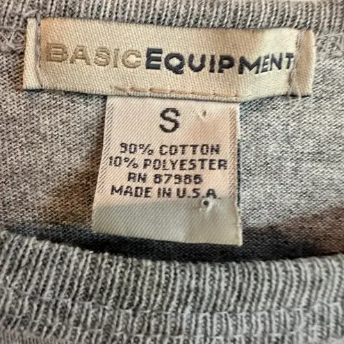 VTG American flag gray T