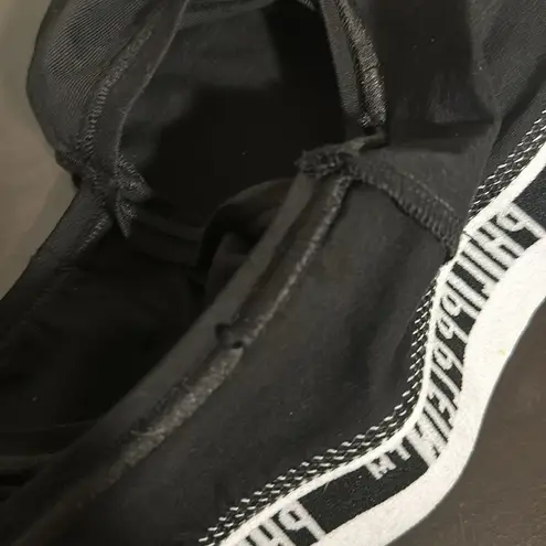 PHILIPP PLEIN black sports bra racer back band Size XL