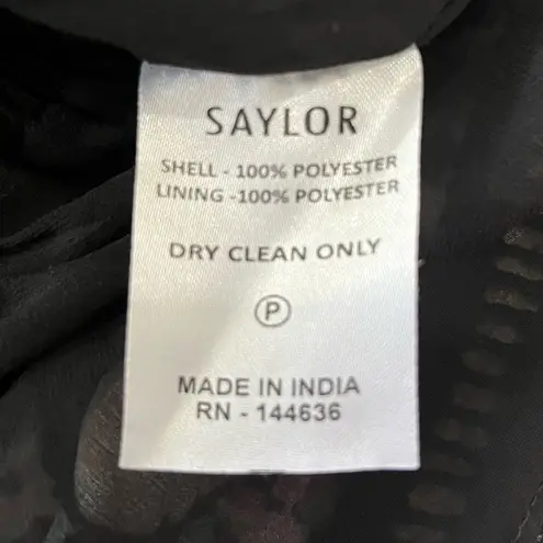 Saylor Este Smocked Ruffle Mini Skirt in Floral Georgette Small