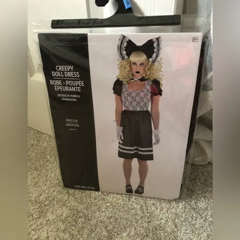 New Gothic creepy doll babydoll Lace Dress Halloween costume dress only sz L/XL