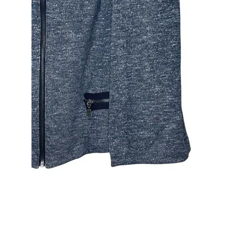 Drew Women's Blazer Jacket Indigo Zipper Cape Full Zip Open Sleeve Small NWT