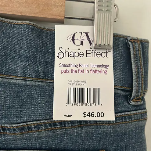 Gloria Vanderbilt Women's Shape Effect High Rise Denim Capri Pants 4 New