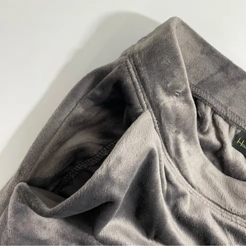 House of Harlow NWT 1960 Gray Velour Fleece Pants Pockets Elastic Waist Sz SMALL