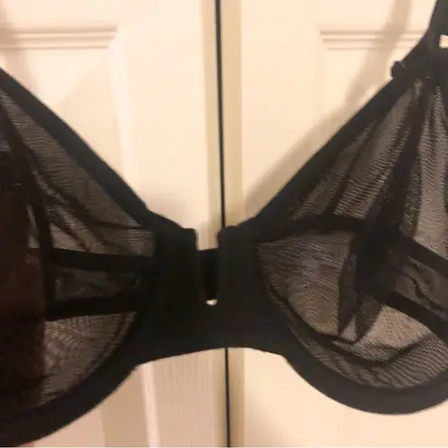 NWOT SIMONE PERELE ROSALIE FULL CUP BRA 18Y314 BLACK 34B Sheer Black Bralette Size undefined