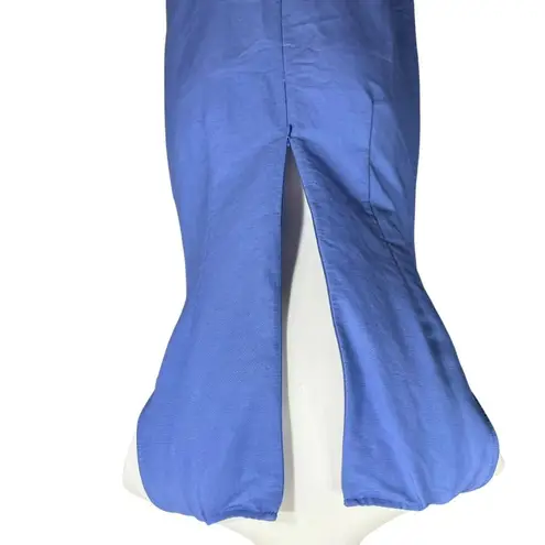 Emma James Blue Linen Blend Dress Size 14P