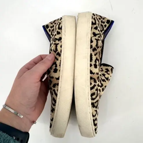 Rothys Women's Desert Cat Cheetah Print Slip