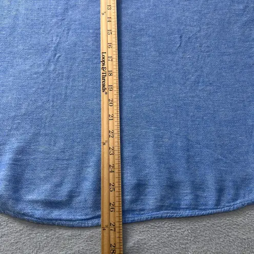 Orvis ‎ Classic Collection Womens XL Blue Linen Rayon Button Down Roll-Tab Shirt - Image 9