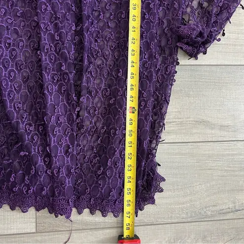 Eggplant Purple V Neck Medieval Renaissance Whimsical Dress Gown M Size M