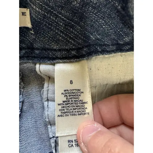 CRAZY HORSE A Liz Claiborne Straight Jeans/Pants Women Size 8 Stretch Western