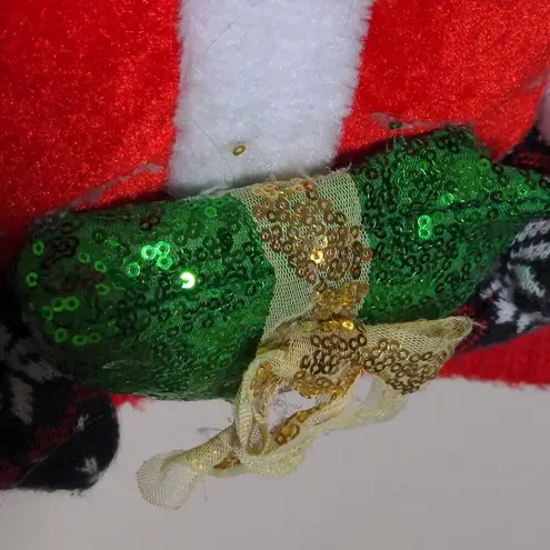 Holiday Time 3D Cool Santa Claus Ugly Christmas Sweater 1X (16W/18W)