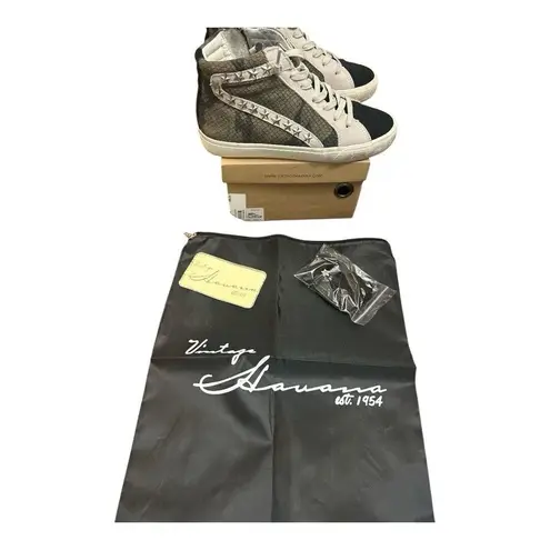 Vintage Havana Kayla Army croco with studs womens size 7 With Box And Dust Bag