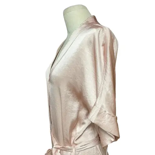 Overlover Cherokee Pink Powder Satin‎ Romper Playsuit Size XS