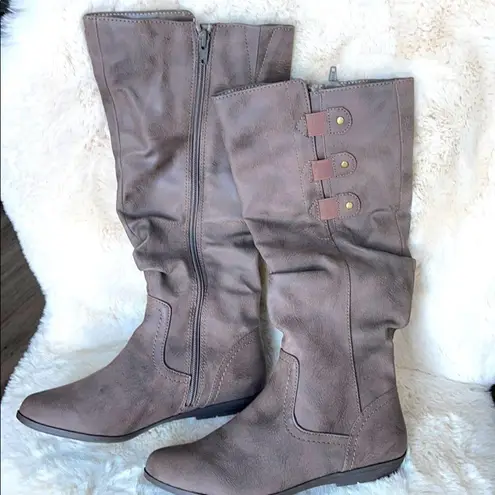 White Mountain Wide Calf Tall Boots π’ Size 5M