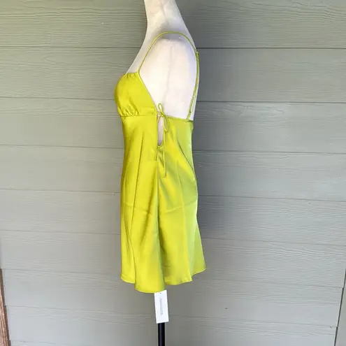 Rumored “Meadow” Mini Dress in Citron