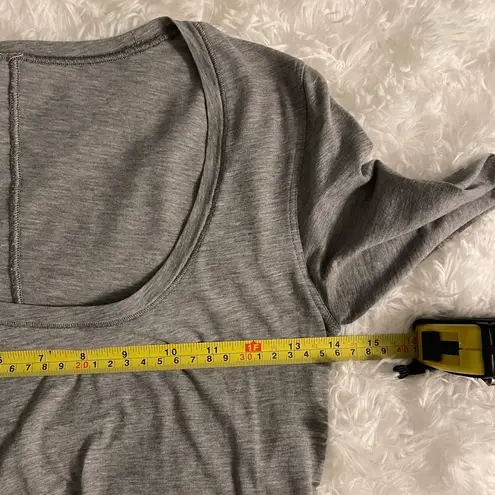 Lululemon gray cotton long sleeve size 2/4