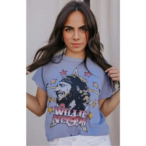 Daydreamer Purple Willie Nelson Country Western In Stars Concert T-Shirt Sz M