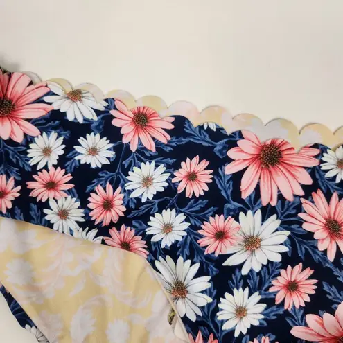 Agua Bendita  Ross Eda Bikini Bottom Floral Daisy Blue Size 3XL NWT - Image 3