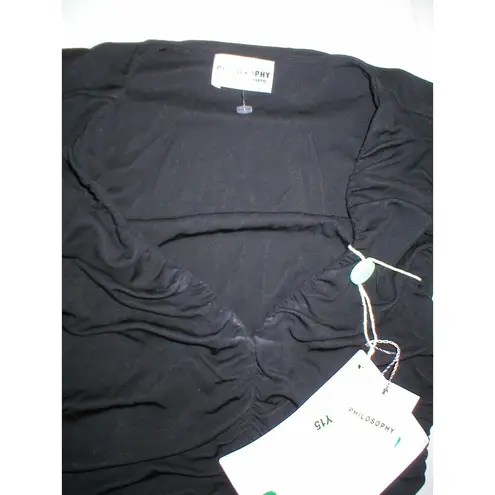 New Womens 2 NWT Designer Dress Philosophy Di Alberta Ferretti 38 Black LBD Nice