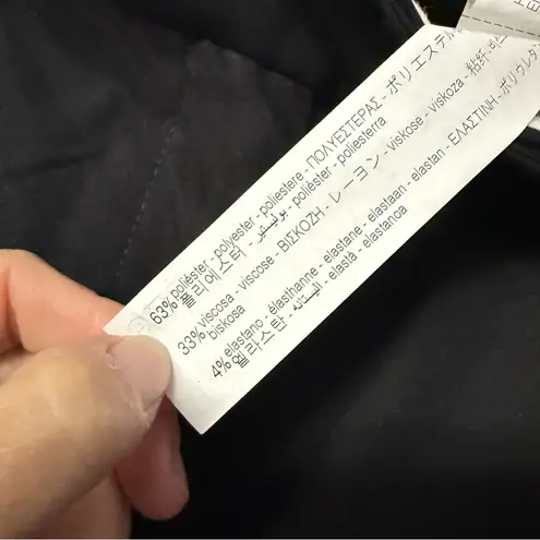 ZARA  Wide Leg High-Rise Trousers – Black – Size Medium