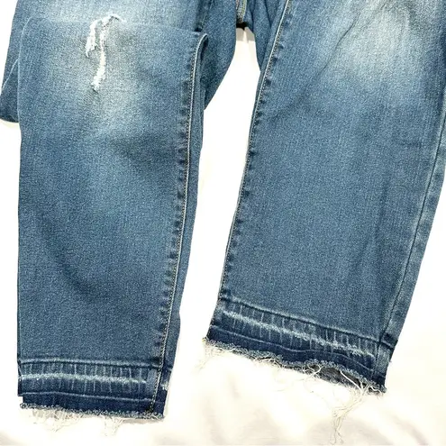 Indigo Blue Motherhood Maternity Stretchy Jean Overalls