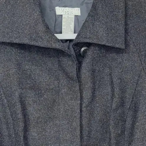 August Silk LOGIC DARK GRAY CAREER CHIC BLAZER SIZE 6