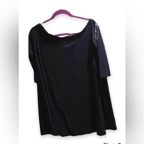 Planet Gold Off The Shoulder Top Size Large