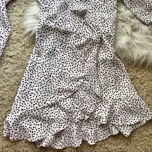 Lucy Paris White Wrap dress