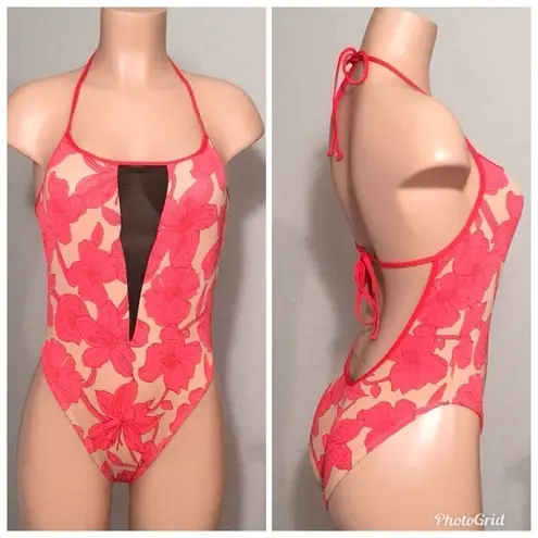 The Bikini Lab floral swimsuit. New