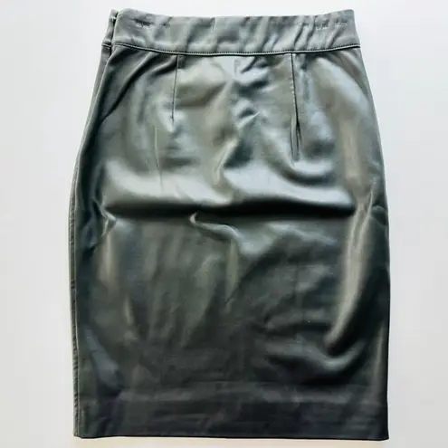 Brochu Walker The Drew Skirt Faux Leather Black Size Small Knee Length Pencil